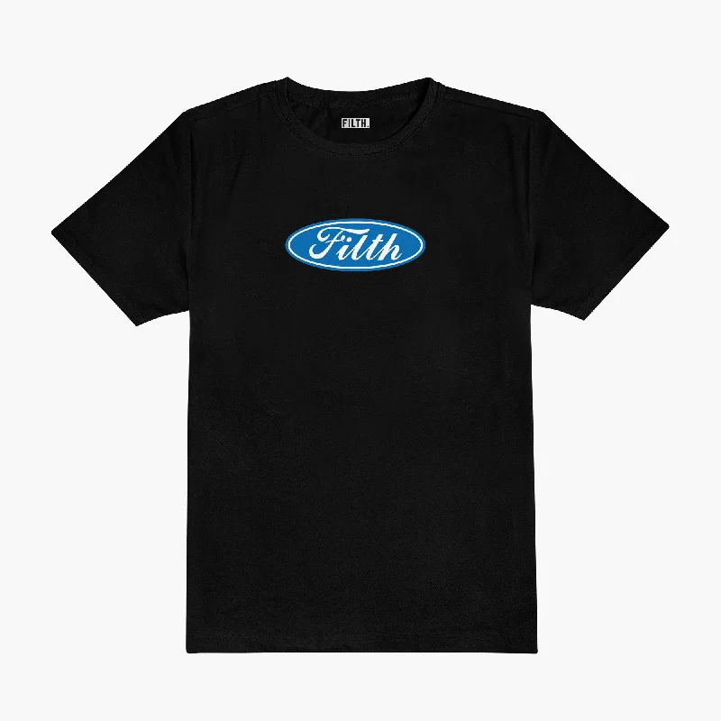 athletic T-shirt-Filth Blue/Black T-Shirt