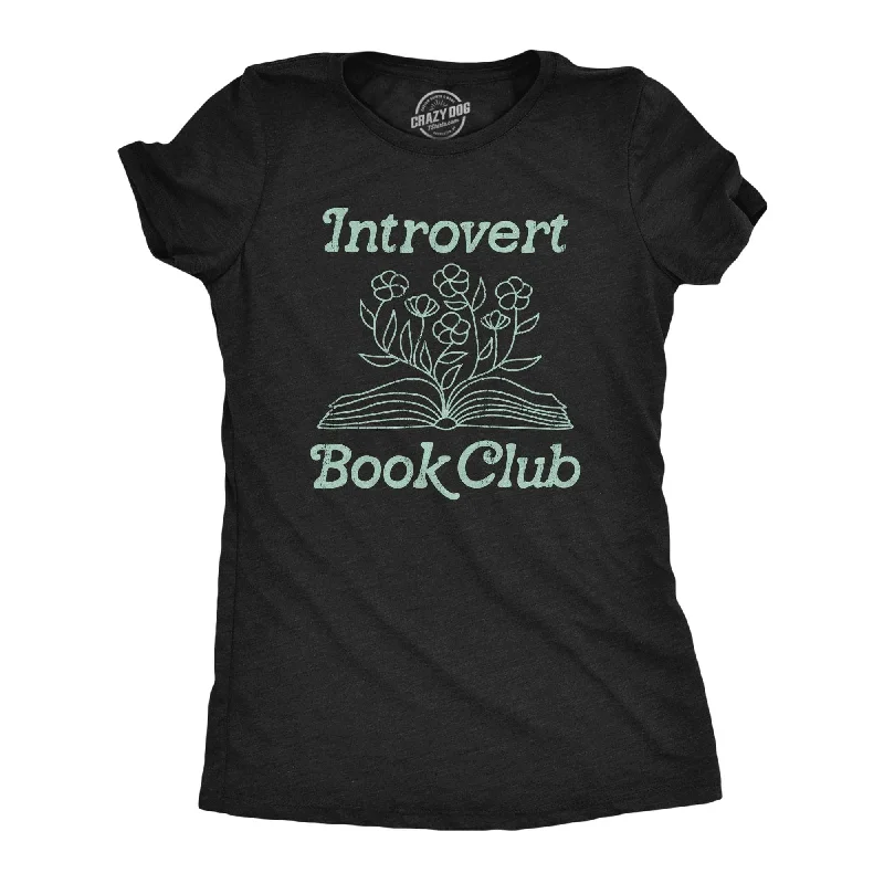 minimalist design T-shirt-Introvert Book Club Women's T Shirt