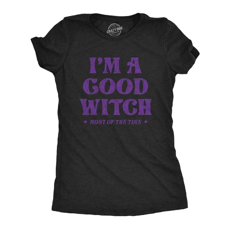 boho T-shirt-I'm A Good Witch Most Of The Time Women's T Shirt