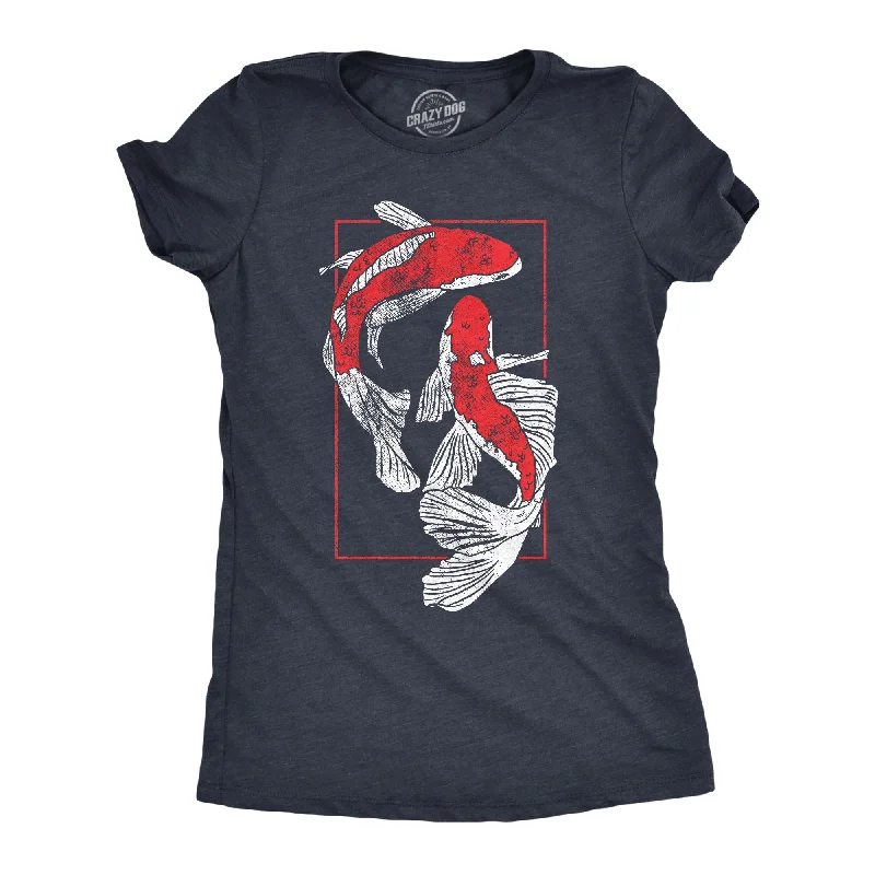 cool T-shirt-Koi Fish Women's T Shirt