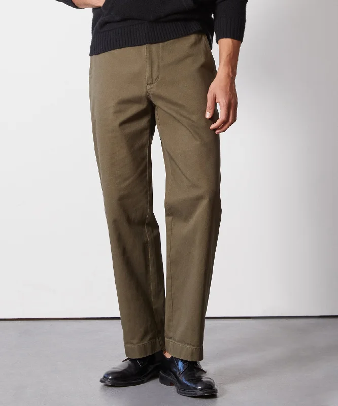 Khaki pants-Straight Fit Favorite Chino in Olive