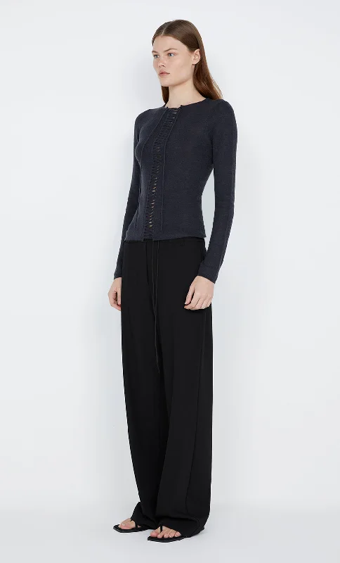 Waterproof pants-NAIDA STRAIGHT LEG PANT - BLACK