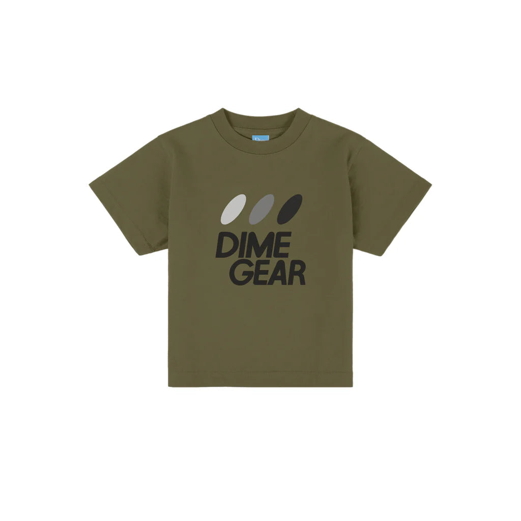 oversized graphic T-shirt-Dime - Dime Gear T-Shirt Kids - Dark Olive