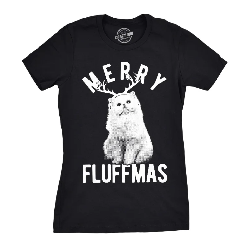 vintage band T-shirt-Merry Fluffmas Women's T Shirt