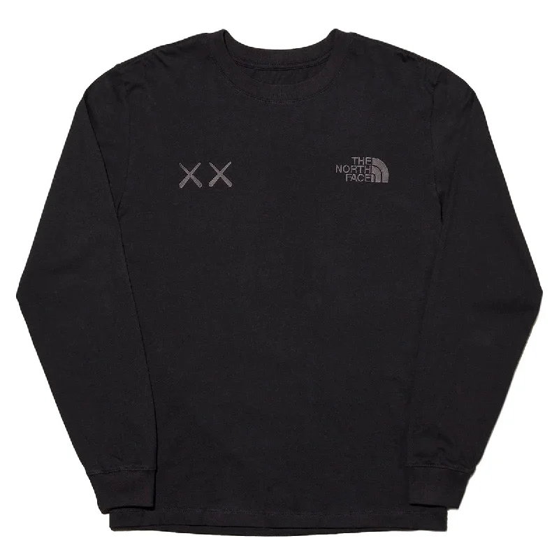 cartoon character T-shirt-XX KAWS L/S TEE