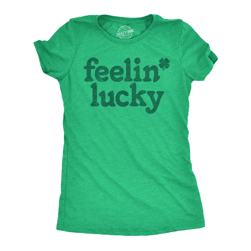 fashion T-shirt-Feelin Lucky Women's T Shirt