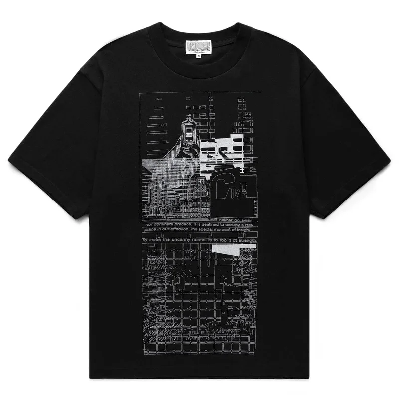 black T-shirt-MD UNCANNY NORMAL T