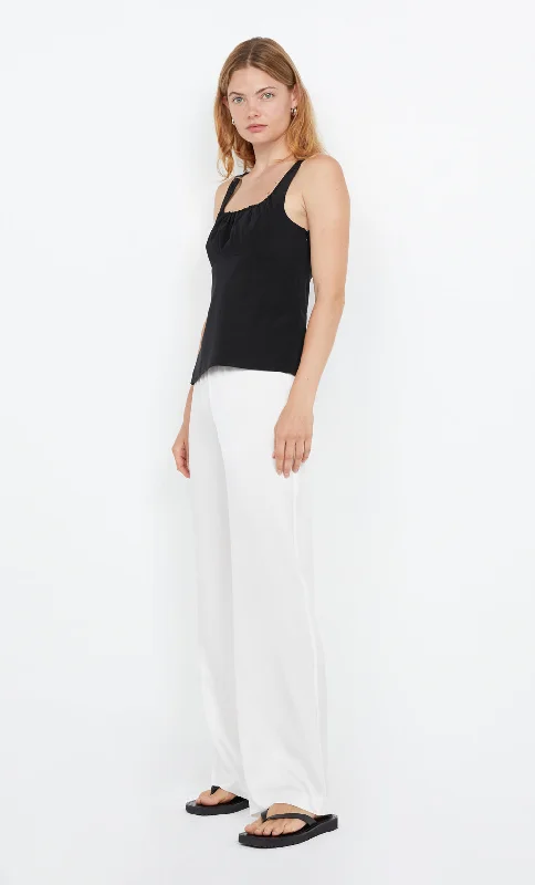 Slim casual pants-AMI PANT - IVORY