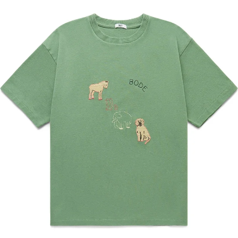 comfortable T-shirt-TINY ZOO T-SHIRT