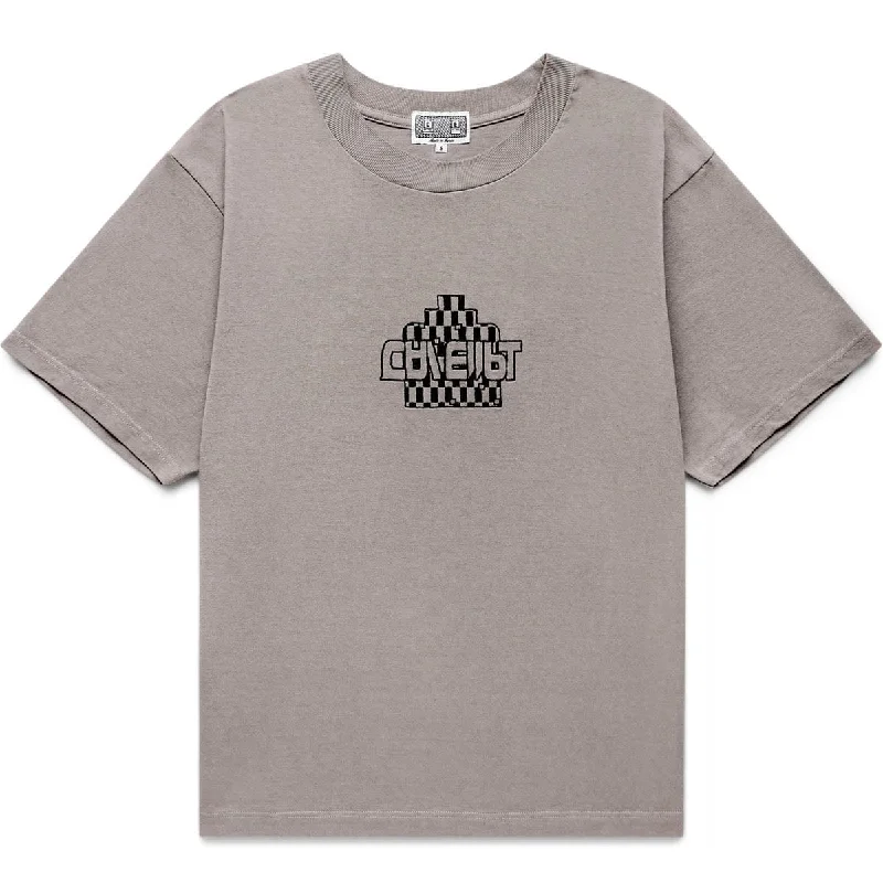 streetwear T-shirt-OVERDYE EMBROIDERY T-SHIRT