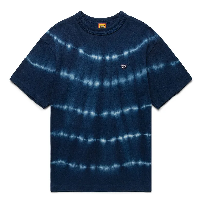 patriotic T-shirt-INDIGO DYED T-SHIRT #2