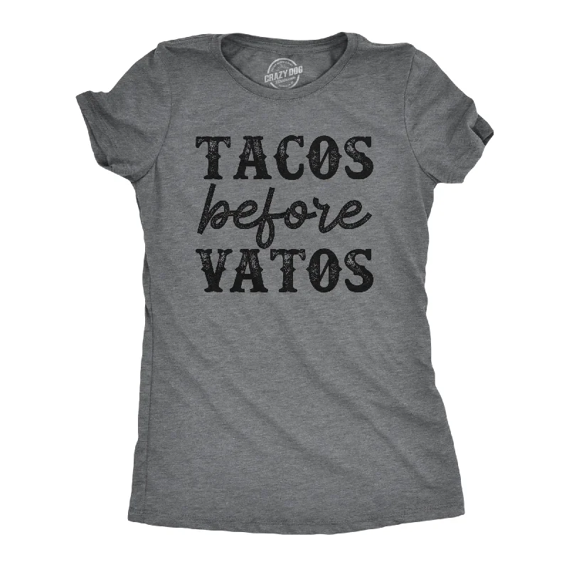 sports T-shirt-Tacos Before Vatos Women's T Shirt