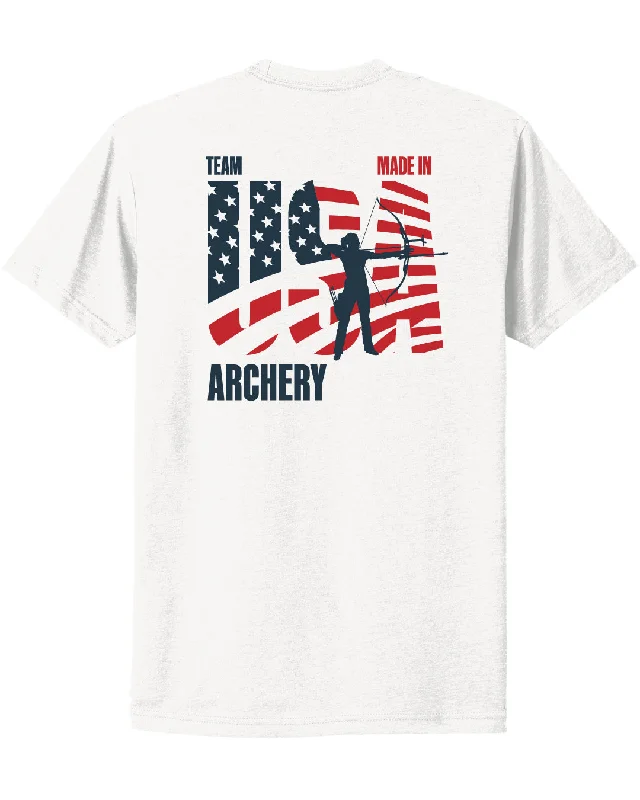 printed T-shirt-Team USA Archery T-Shirt