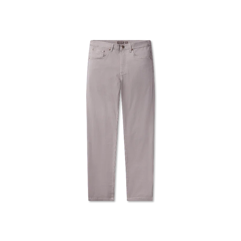 Wide-leg pants-Brazos Stretch Twill Pant - Washed Gray