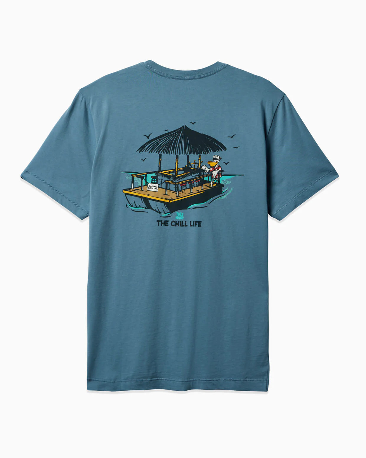 plain T-shirt-Toes on the Nose Ocean Chill Life T-Shirt