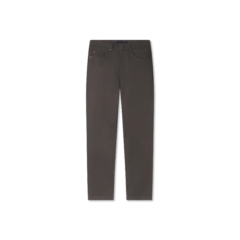 Tapered pants-Cahaba Comfort Stretch Twill Pant - Charcoal Gray