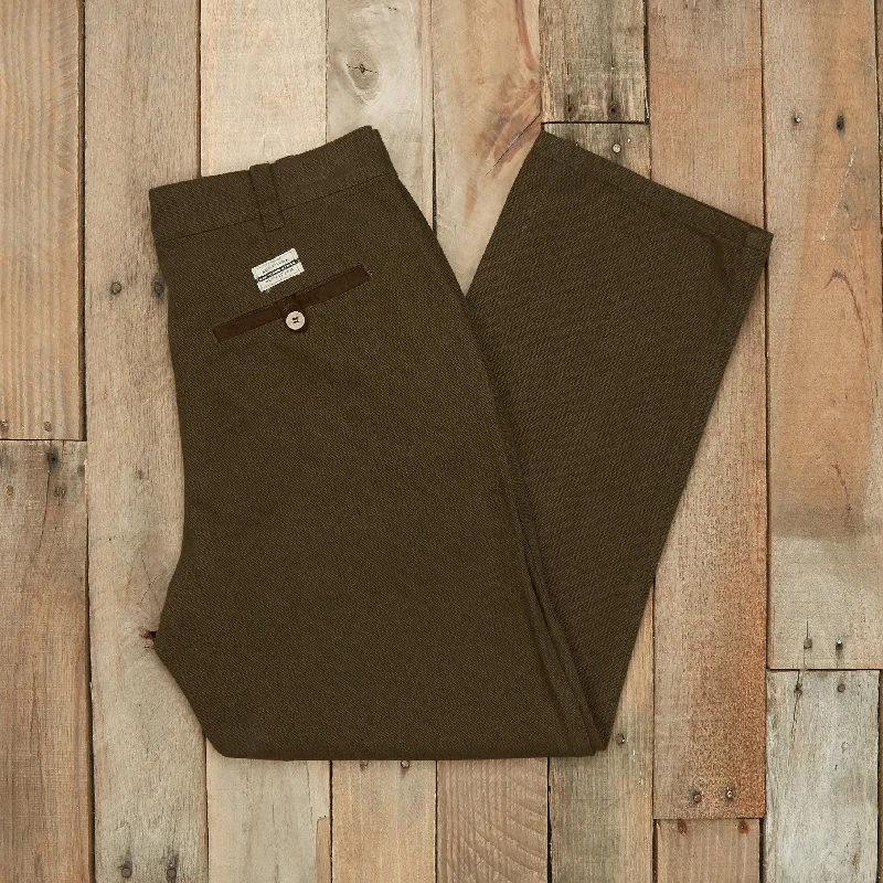 Leather pants-The Ranch Canvas Pant - Brown