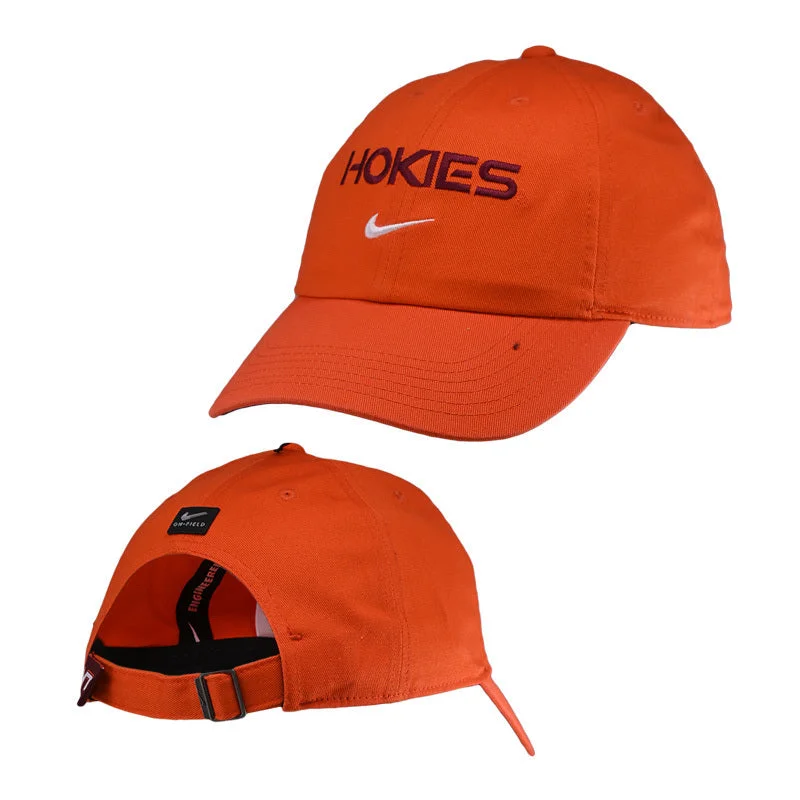 Business hats-Virginia Tech Club Team Issue Hat: Orange by Nike