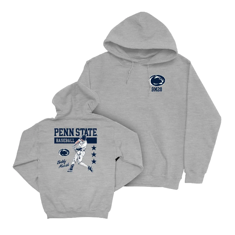 Trendy hoodie-EXCLUSIVE RELEASE: BM28 Grey Hoodie