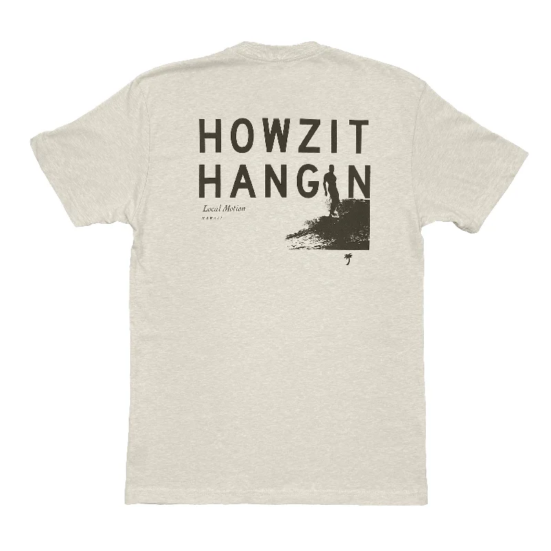 casual style T-shirt-HOWZIT HANGIN' TEE