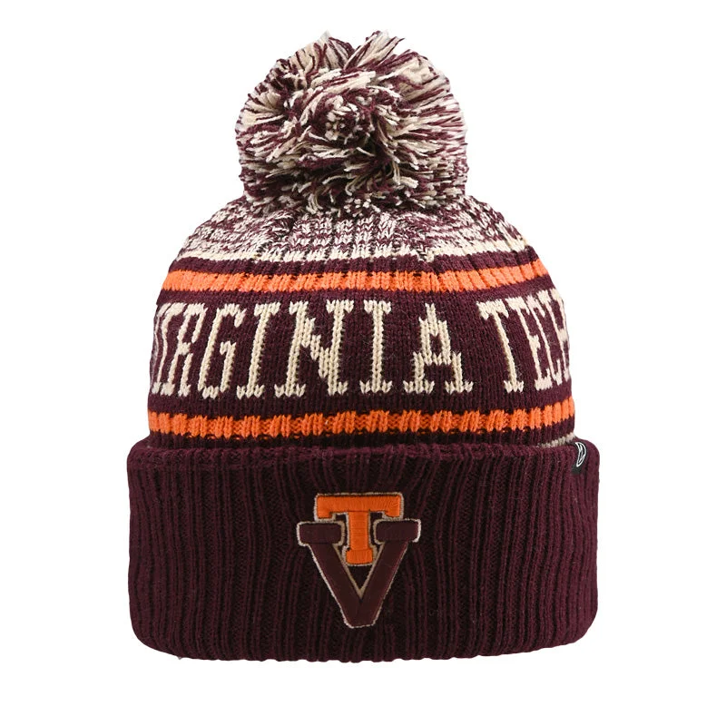 Golf hats-Virginia Tech Stenmark Vault Beanie by Zephyr