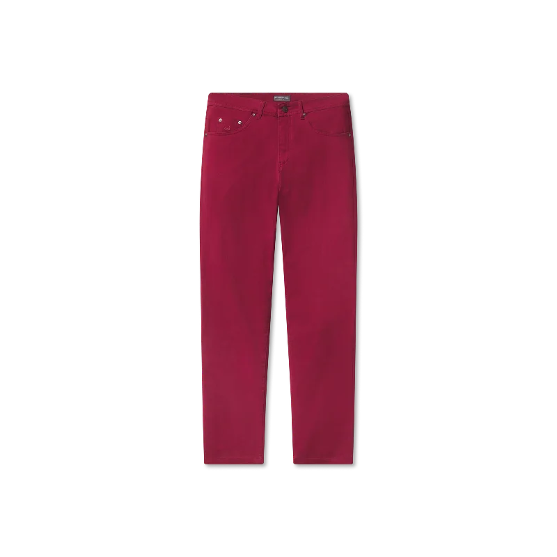 Cargo pants-Brazos Stretch Twill Pant - Maroon