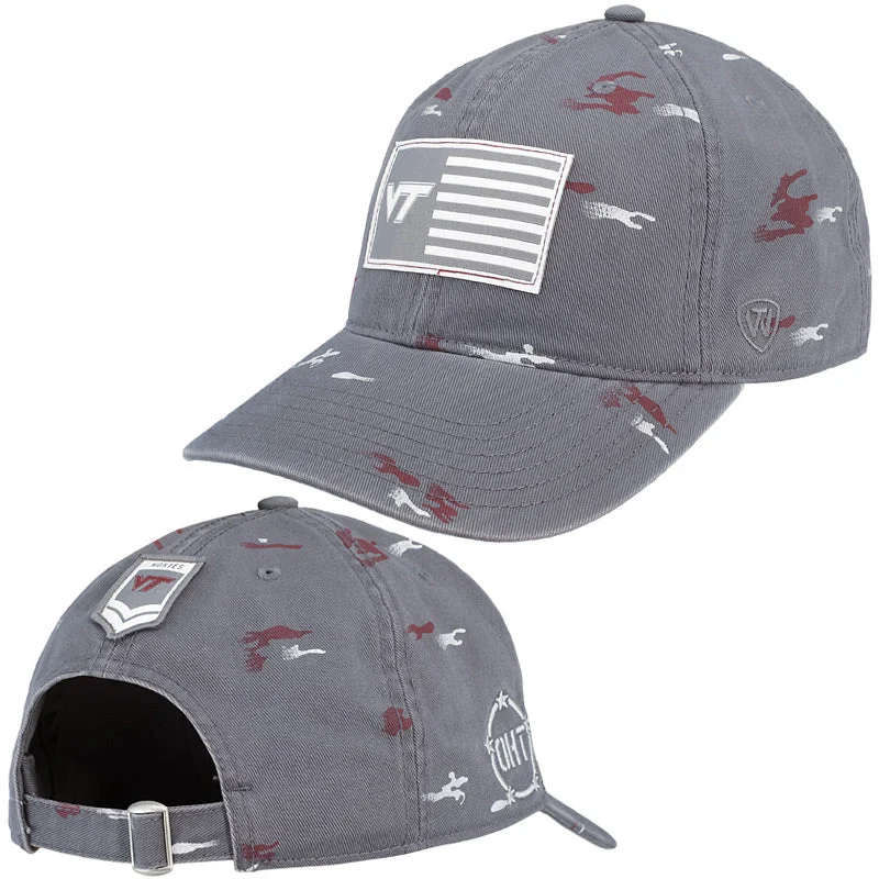 Hat collections-Virginia Tech OHT Gray Camo Hat by Top of the World