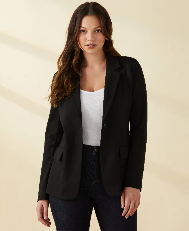 Classic coat jacket-Single Breasted Blazer