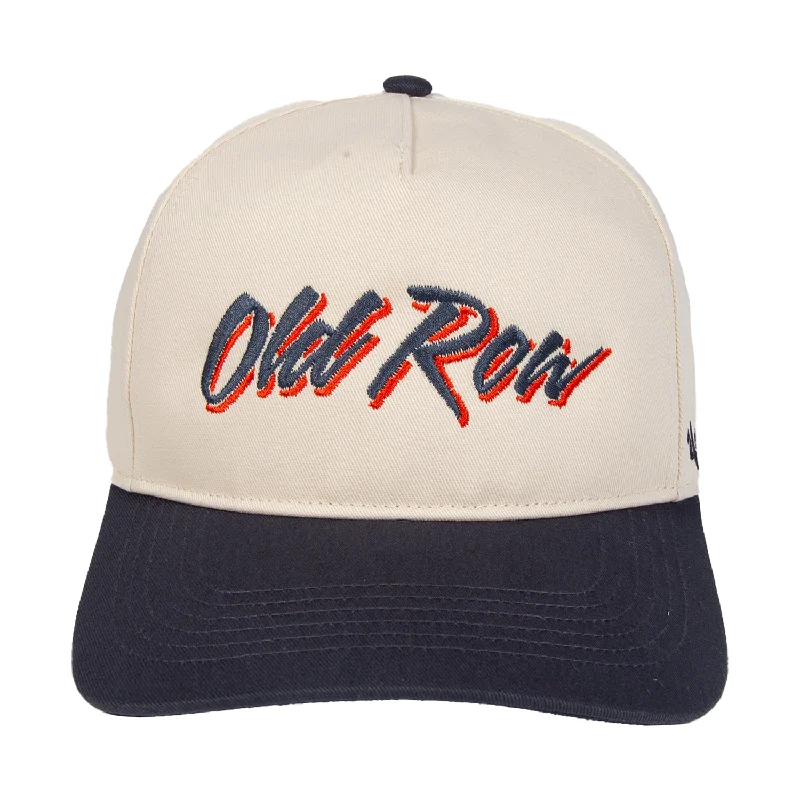 Camping trip hats-Old Row Script x '47 Hitch Snapback Hat