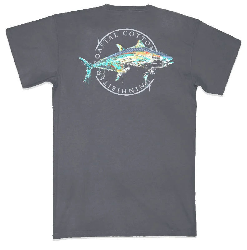 neon graphic T-shirt-Pepper Tuna