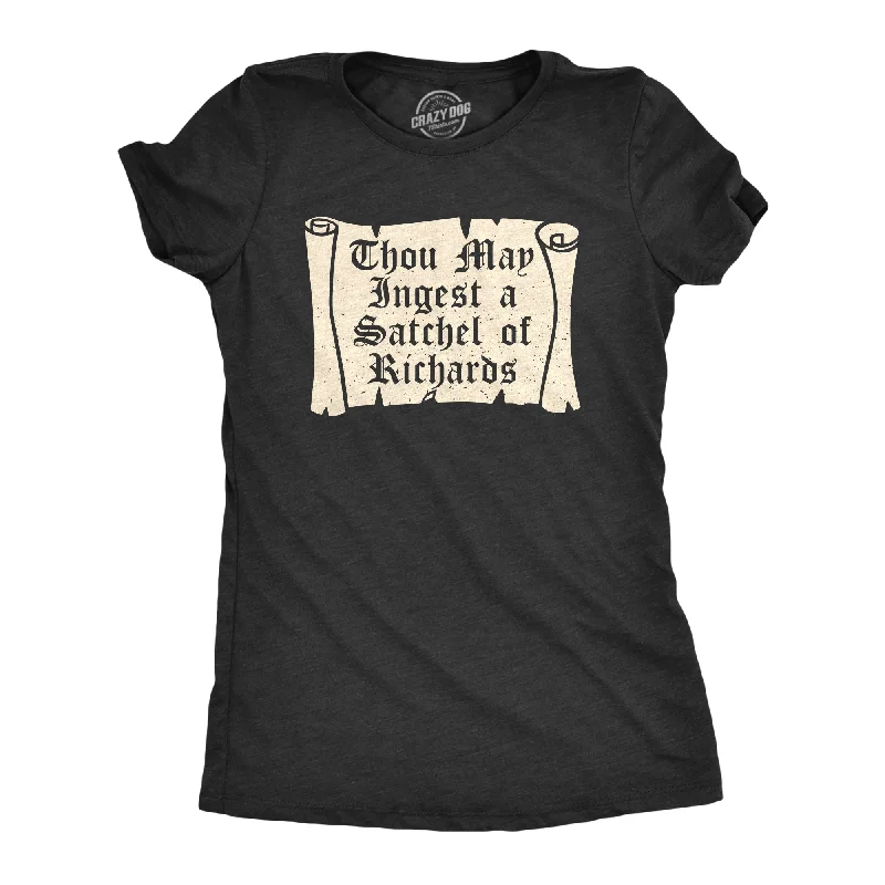 band T-shirt-Thou May Ingest A Satchel Of Richards Women's T Shirt