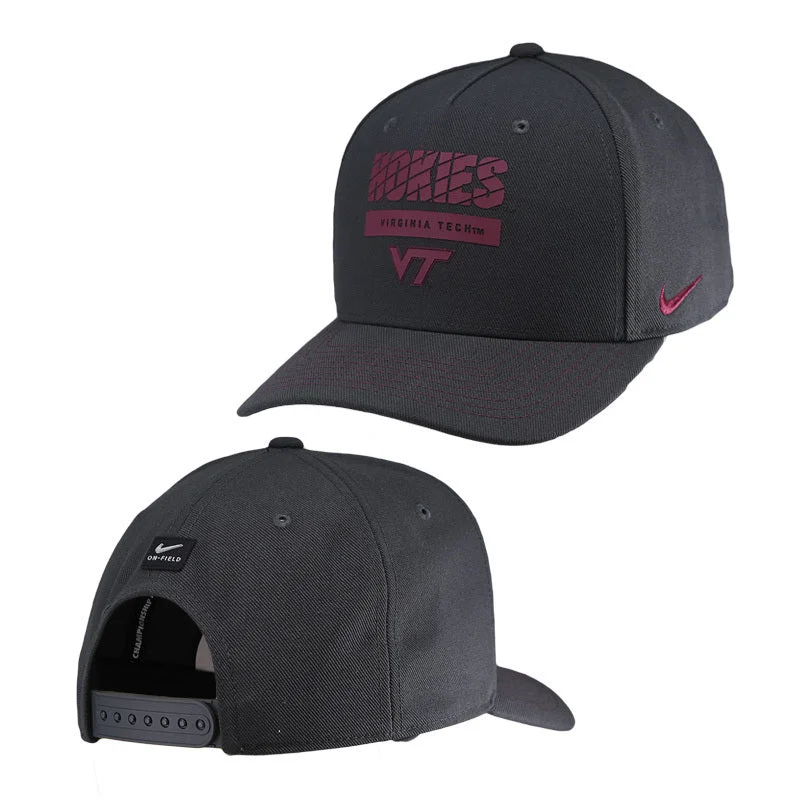 Hat styles-Virginia Tech Rise Dri-FIT Hat by Nike