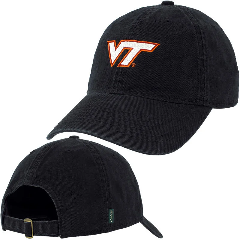 Large brim hats-Virginia Tech Logo Hat: Black by Legacy