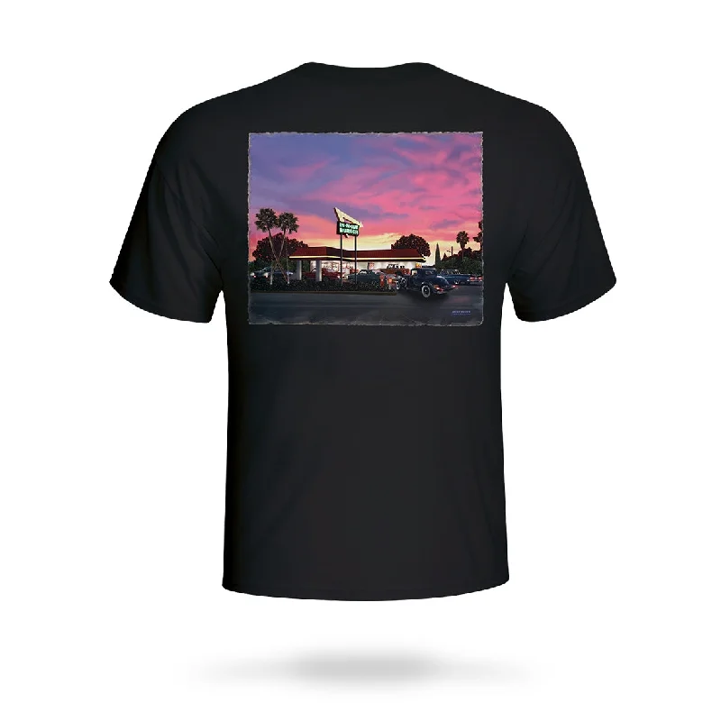 men’s T-shirt-2020 California Sunset Black