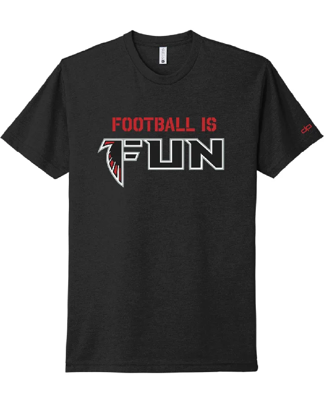 slogan T-shirt-Football Is Fun Atlanta T-Shirt