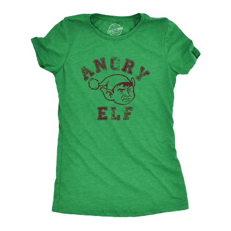 luxury T-shirt-Angry Elf Women's T Shirt