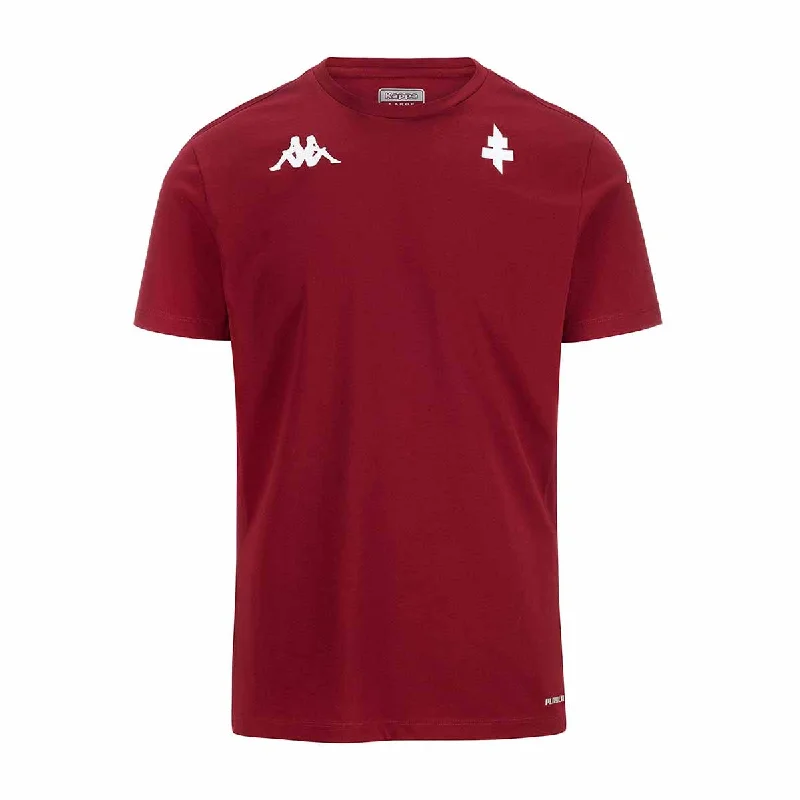 luxury graphic T-shirt-T-Shirt Aybat FC Metz 24/25 Grenat Enfant