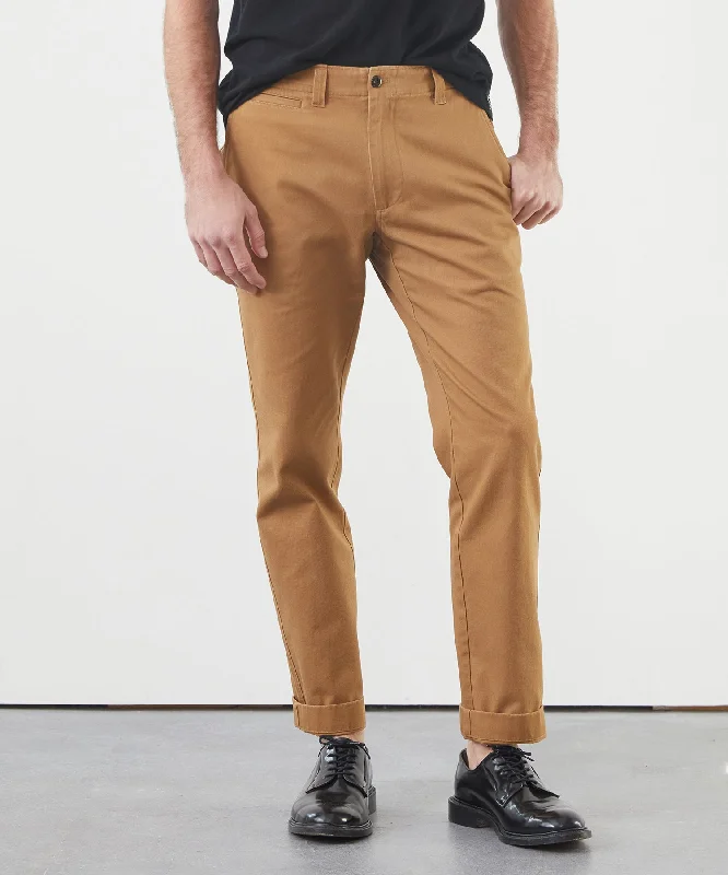 Short pants-Straight Fit Favorite Chino in British Khaki