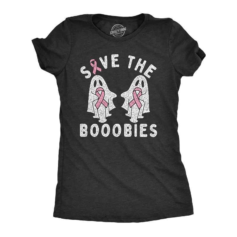 luxury graphic T-shirt-Save The Booobies Women's T Shirt