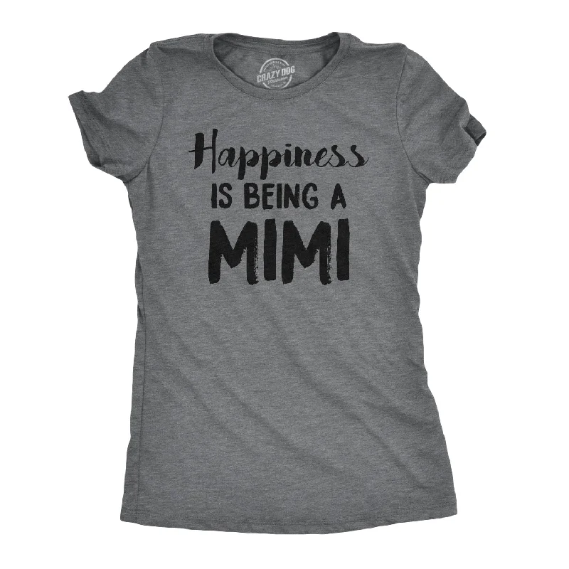 fitness T-shirt-Happiness Is Being A Mimi Women's T Shirt