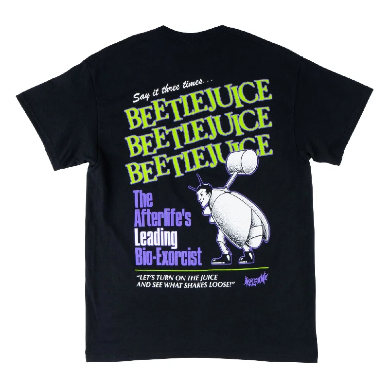 trendy graphic T-shirt-Beetlejuice X Welcome Bio-Excorcist T-Shirt