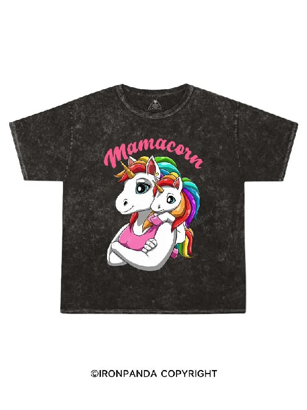 festival style T-shirt-Mamacorn Kids Washed T-Shirt