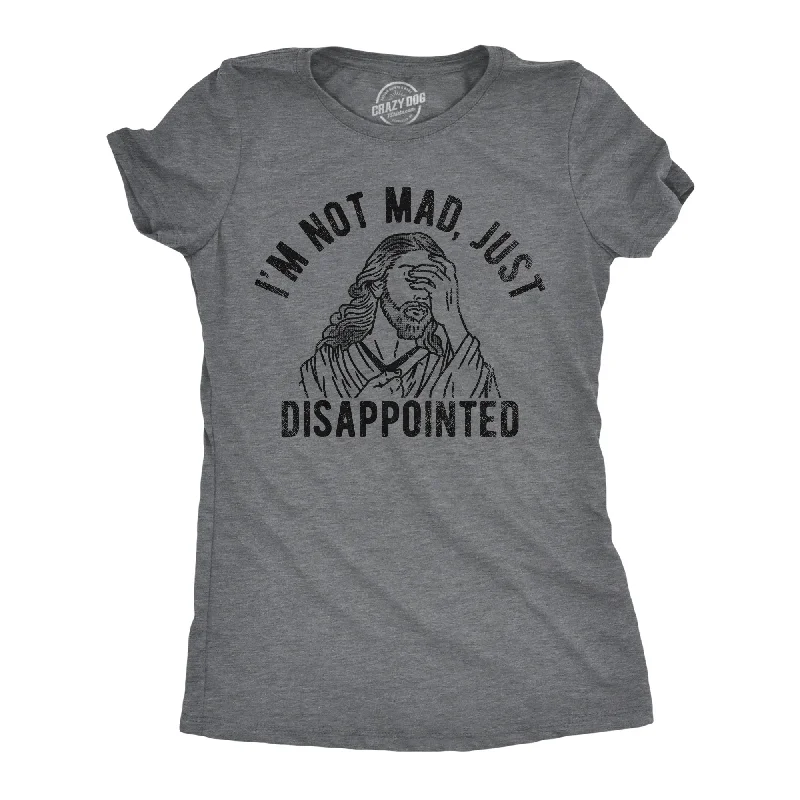 luxury graphic T-shirt-Im Not Mad Just Disappointed Women's T Shirt