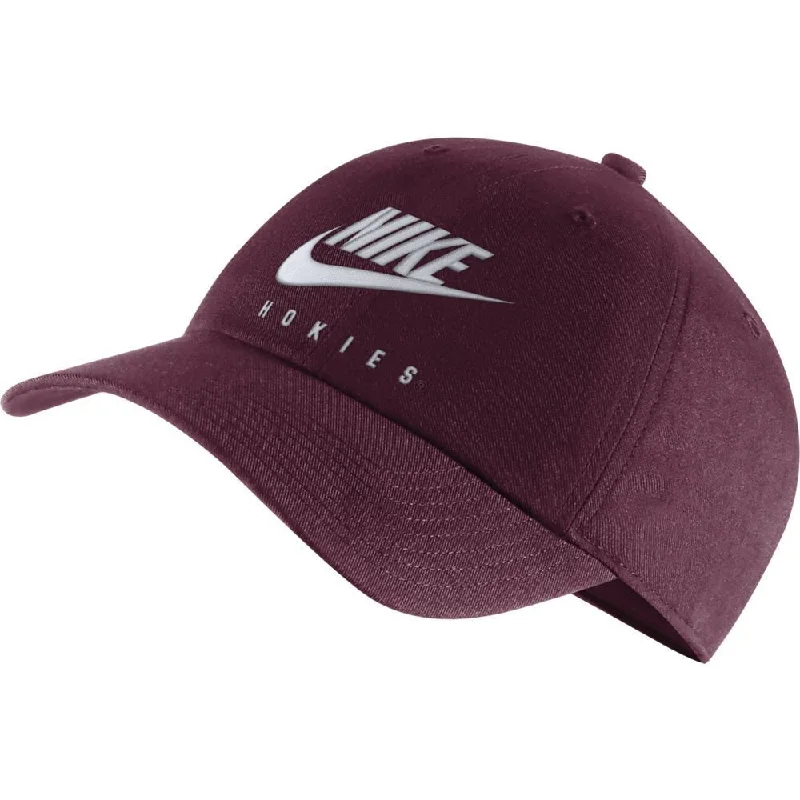 Handmade hats-Virginia Tech Hokies Heritage 86 Swoosh Hat: Maroon by Nike