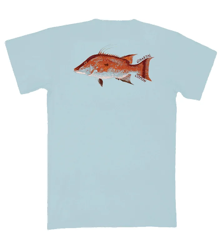 geometric T-shirt-Hogfish