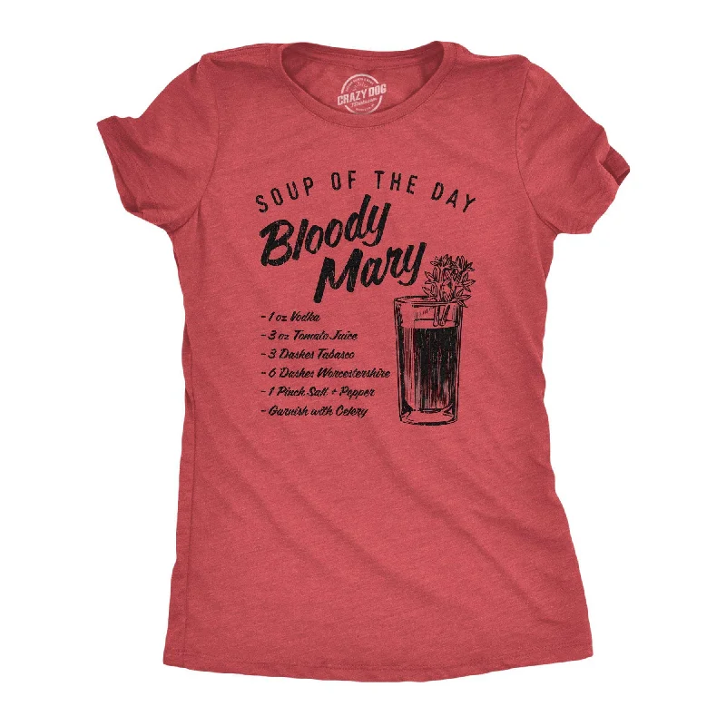 long sleeve T-shirt-Soup Of The Day Bloody Mary Women's T Shirt