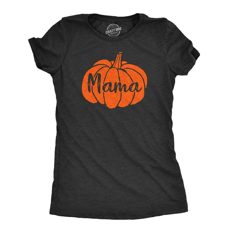 hip-hop T-shirt-Mama Pumpkin Women's T Shirt