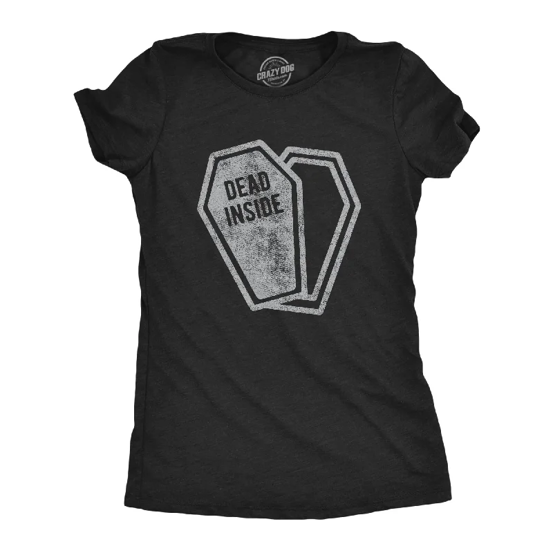 minimalist design T-shirt-Dead Inside Women's T Shirt