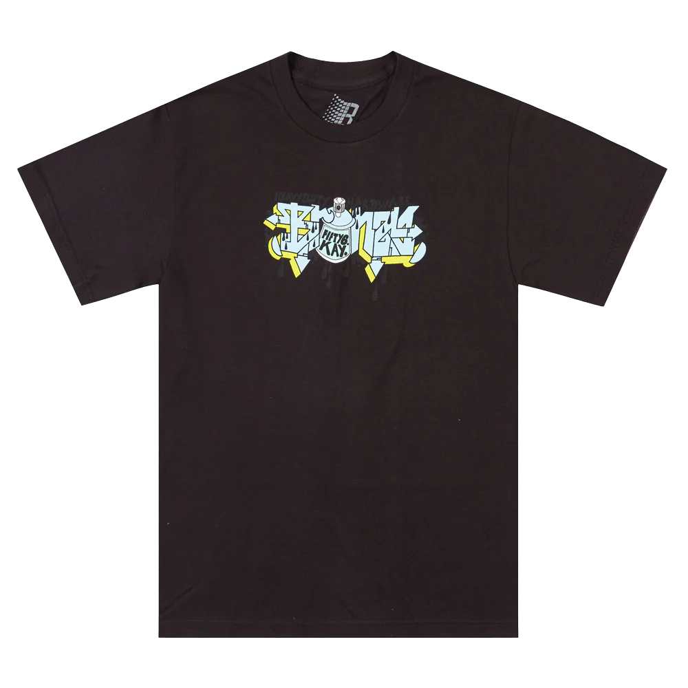 travel T-shirt-Bronze 56k - Heavy Duty Tee - Black