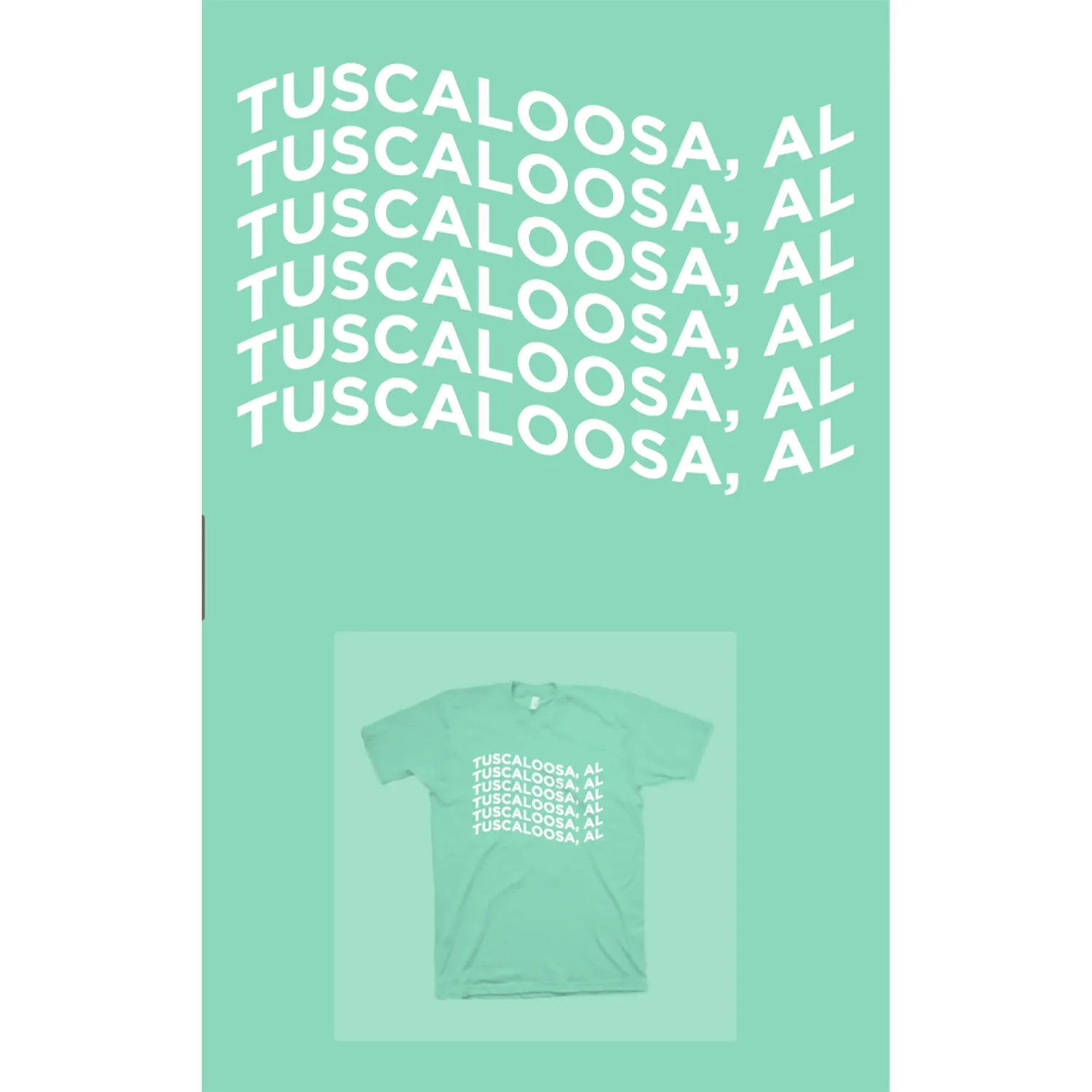 funny animal print T-shirt-B-Stream T-Shirt Wavy Tuscaloosa